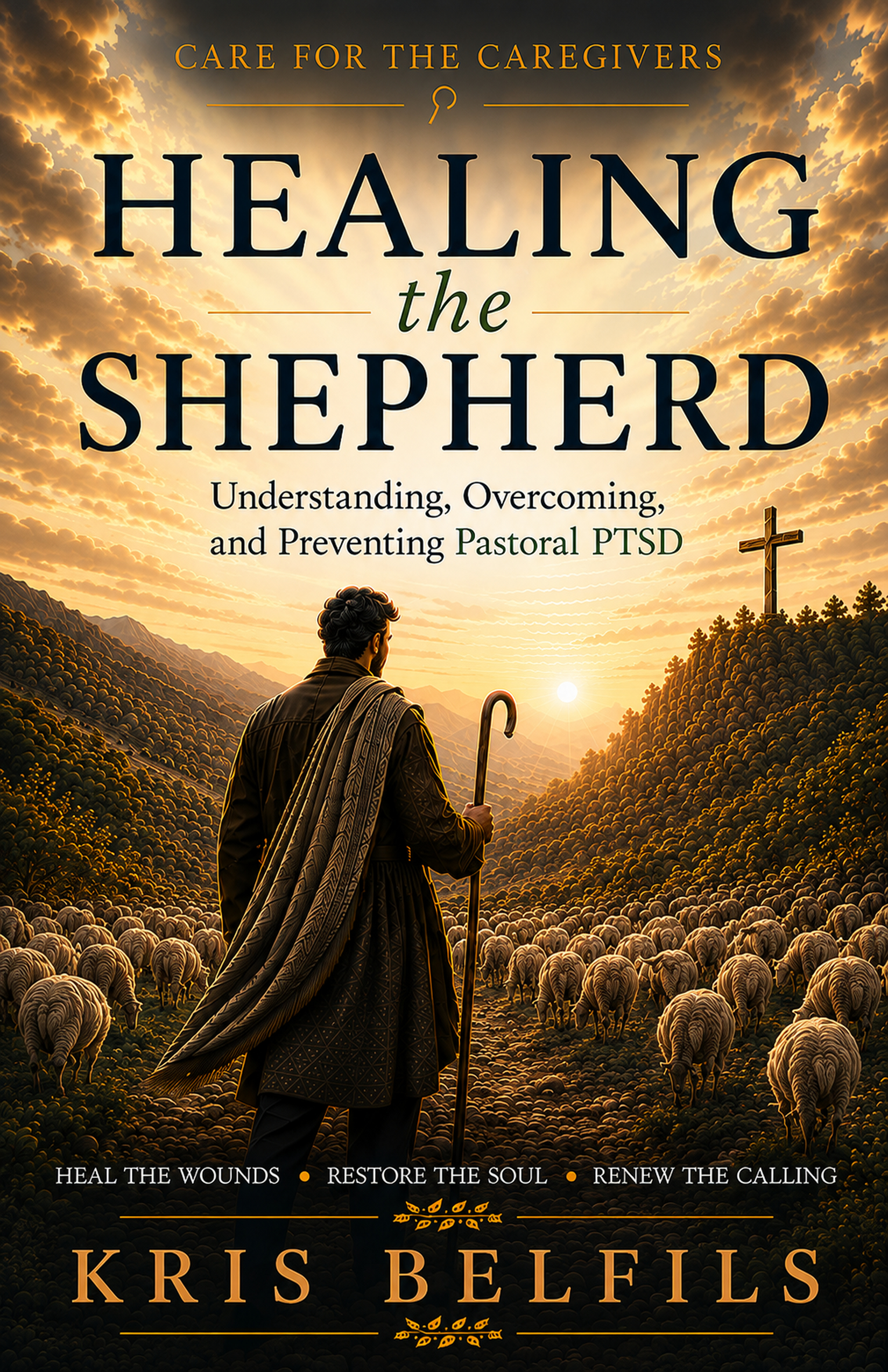 Healing the Shepherd book cover by Kris Belfils
