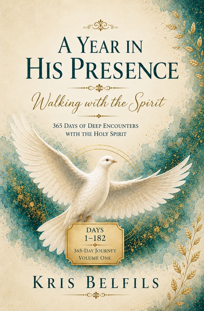 A Year in His Presence Volume One cover by Kris Belfils